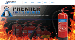 Desktop Screenshot of premierfire.co.za