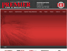 Tablet Screenshot of premierfire.net